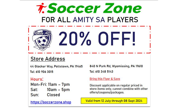 Soccer Zone Discount